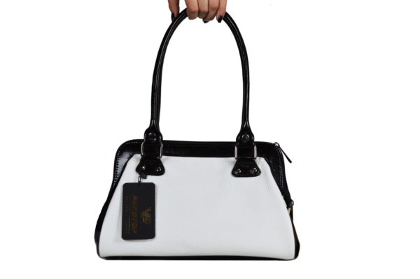 Кожаная сумка nina-white