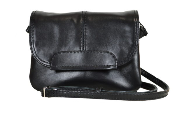 Черные кожаные сумки TRIPOLLY детали 3